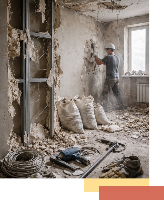 Профессиональный демонтаж зданий и конструкций в Волхове