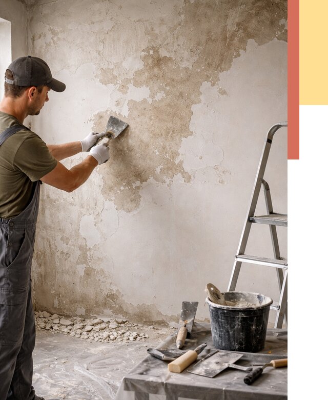 Снятие старой шпаклевки в Волхове от 1937 руб. — быстро и недорого | ОТДЕЛОЧНИК-Влх