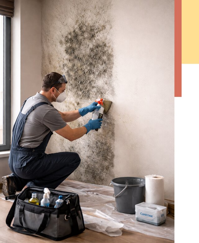 Удаление плесени со стен в Волхове от 2251 руб. — быстро и недорого | ОТДЕЛОЧНИК-Влх