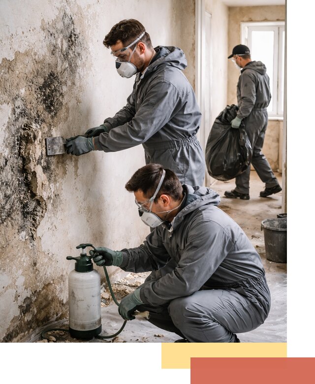 Удаление плесени со стен профессионально в Волхове