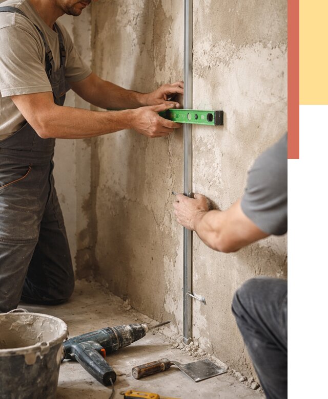 Установка штукатурных маяков в Волхове от 7328 руб. — быстро и недорого | ОТДЕЛОЧНИК-Влх