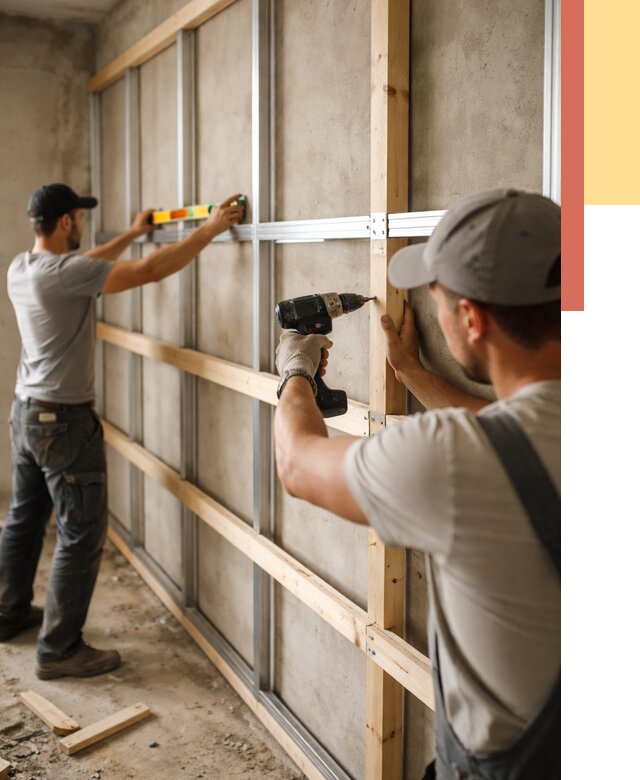 Устройство обрешетки под панели в Волхове от 2198 руб. — монтаж под ключ | ОТДЕЛОЧНИК-Влх