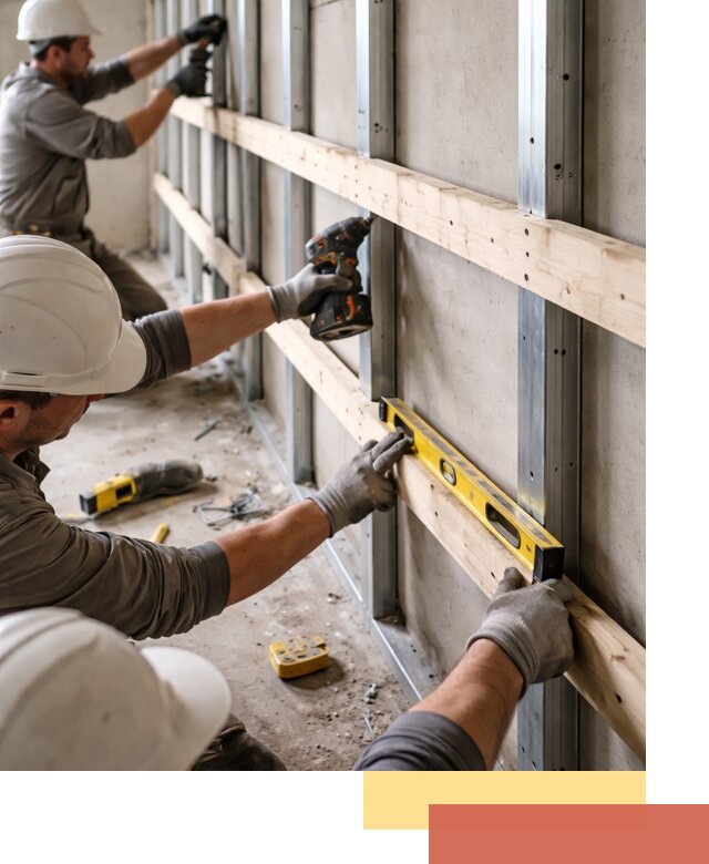 Устройство обрешетки под панели в Волхове