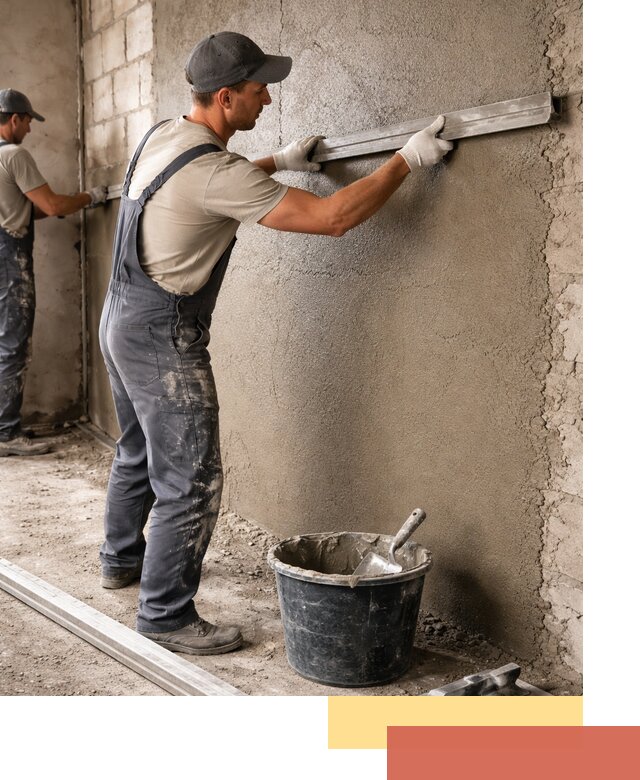 Штукатурка стен цементно-песчаная в Волхове профессионально