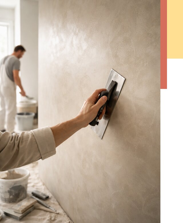 Венецианская штукатурка в Волхове от 3664 руб/м² — нанесение стен под ключ | ОТДЕЛОЧНИК-Влх