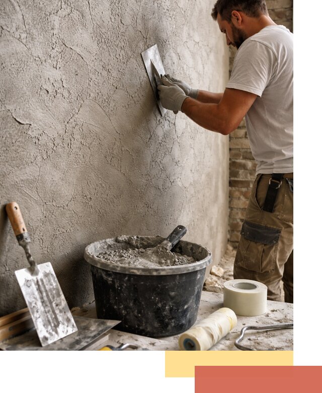 Декоративная штукатурка лофт в Волхове — отделка стен и потолков