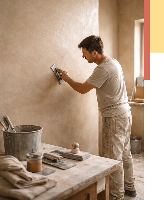 Марокканская штукатурка таделакт в Волхове под ключ от 4397 руб. | ОТДЕЛОЧНИК-Влх