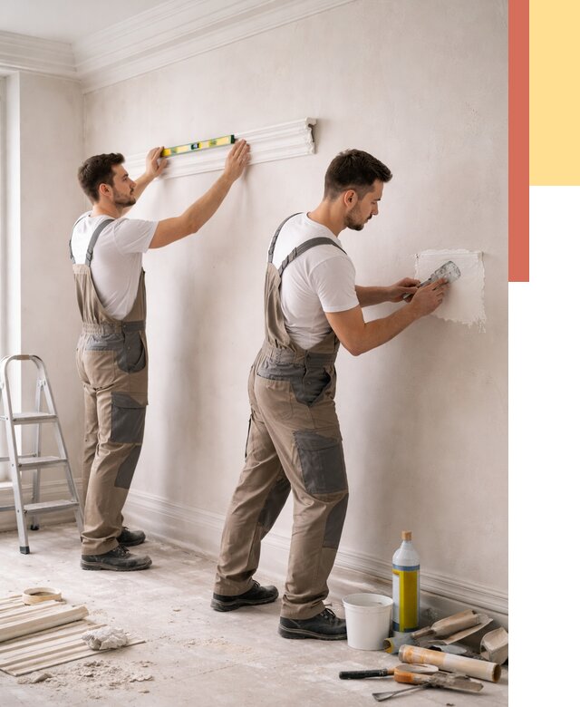 Монтаж лепнины на стены в Волхове от 4711 руб. — недорого, быстро | ОТДЕЛОЧНИК-Влх