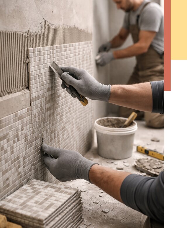 Облицовка стен мозаикой в Волхове от 3350 руб/м2 — укладка мозаики на стены | ОТДЕЛОЧНИК-Влх