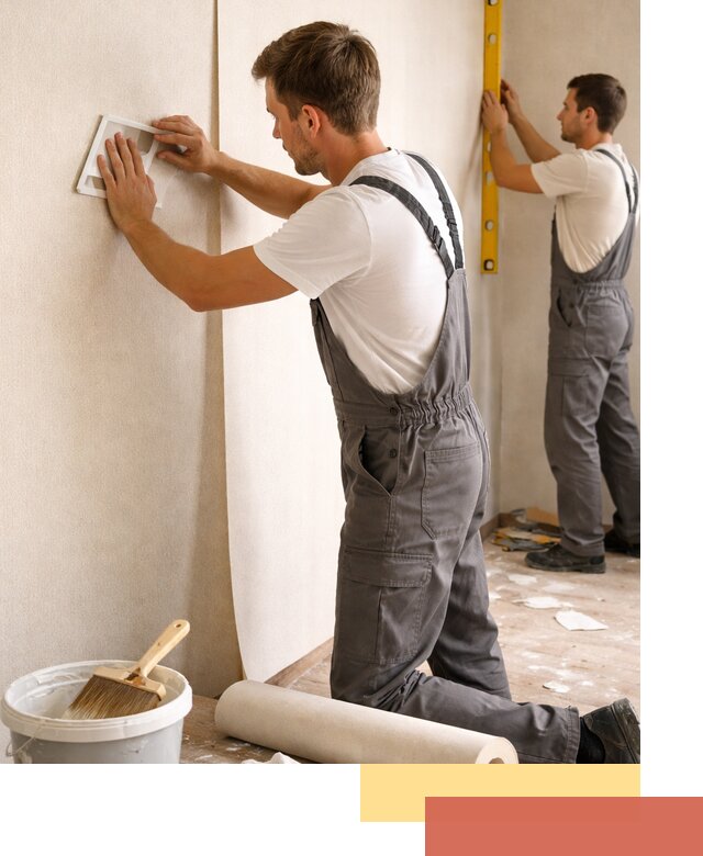 Поклейка бумажных обоев в Волхове качественно и недорого