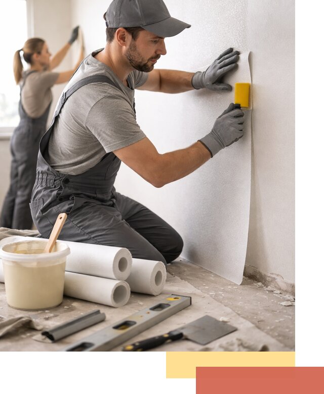 Поклейка стеклообоев профессионально в Волхове