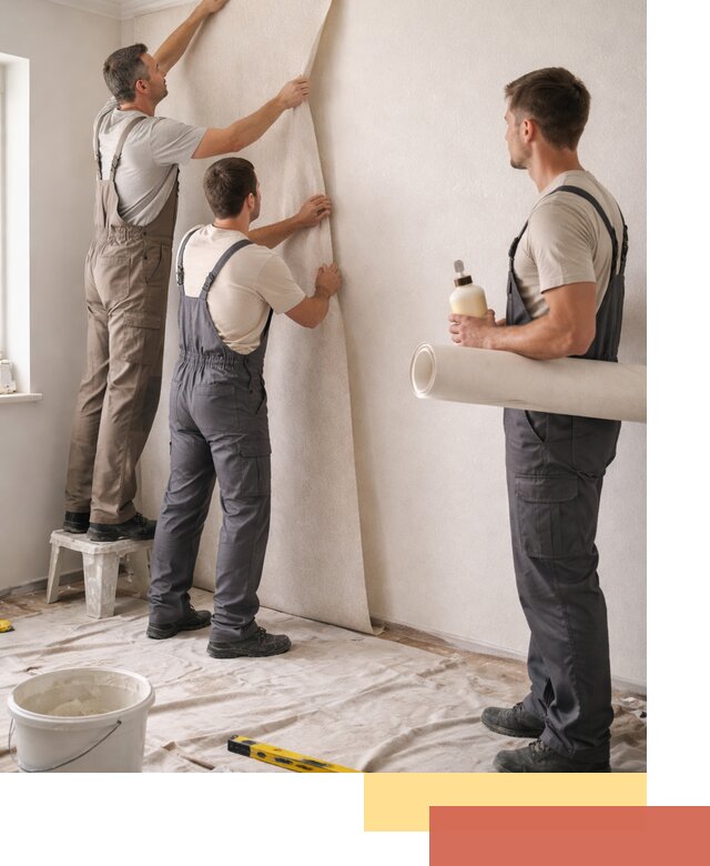 Оклейка стен обоями в Волхове — качественно и профессионально