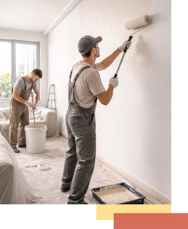 Покраска стен в офисе в Волхове — быстрый и качественный ремонт