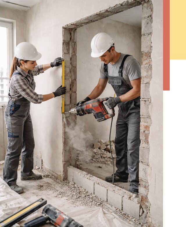 Создание проемов в стенах в Волхове от 6804 руб. — алмазная резка и расширение | ОТДЕЛОЧНИК-Влх
