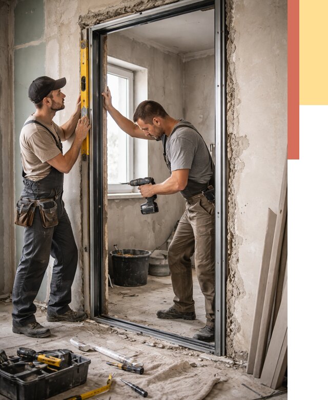 Закладка дверного проема в Волхове от 3664 руб. — быстро и недорого | ОТДЕЛОЧНИК-Влх