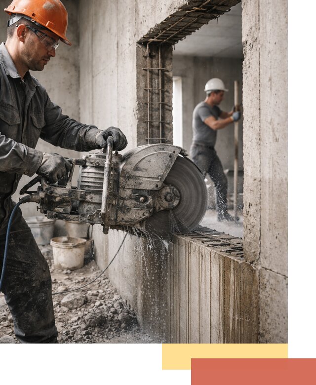 Алмазная резка проемов в Волхове быстро и точно