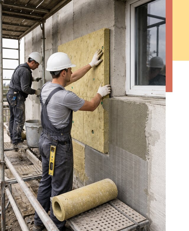 Утепление стен в Волхове от 4501 руб. под ключ — быстро и недорого | ОТДЕЛОЧНИК-Влх