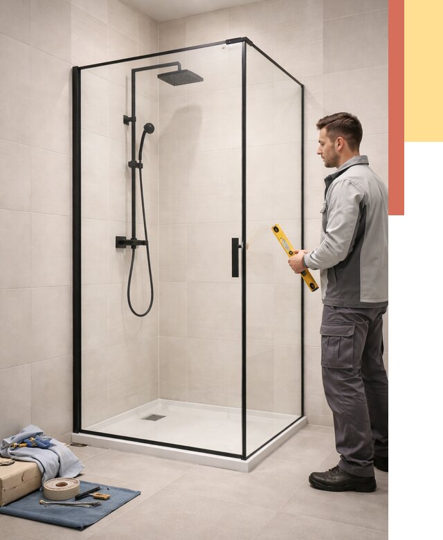 Стеклянные перегородки для душа в Волхове от 13085 руб. | Монтаж под ключ — ОТДЕЛОЧНИК-Влх