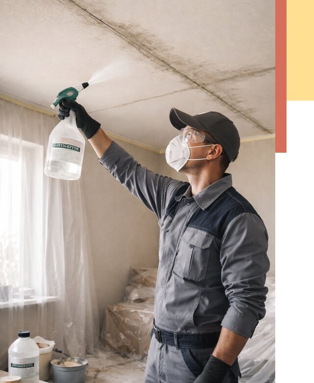 Антисептическая обработка потолка в Волхове от 2617 руб. | ОТДЕЛОЧНИК-Влх