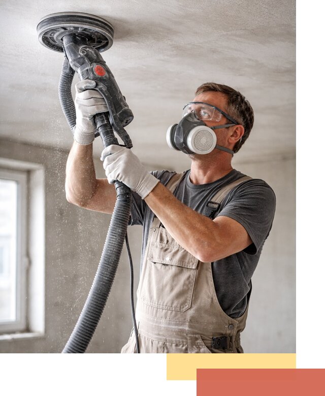 Шлифовка потолка в Волхове — качественная подготовка под отделку