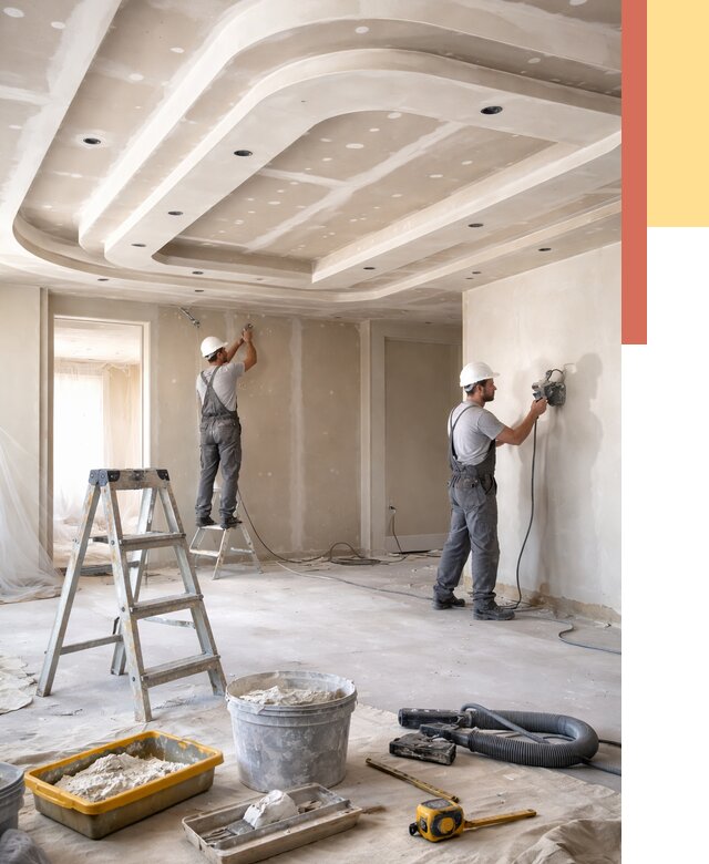 Многоуровневый потолок из гипсокартона в Волхове от 785 руб. под ключ | ОТДЕЛОЧНИК-Влх