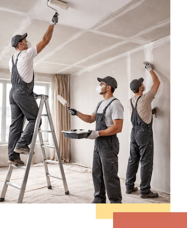 Покраска потолка из гипсокартона в Волхове качественно и недорого