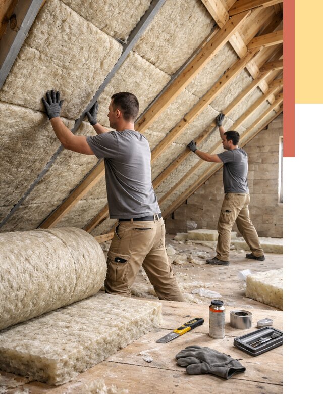 Утепление потолка минватой в Волхове от 1518 руб. — быстро и недорого | ОТДЕЛОЧНИК-Влх