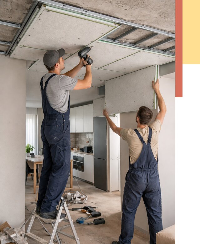 Шумоизоляция потолка панелями зипс в Волхове от 1937 руб. под ключ | ОТДЕЛОЧНИК-Влх